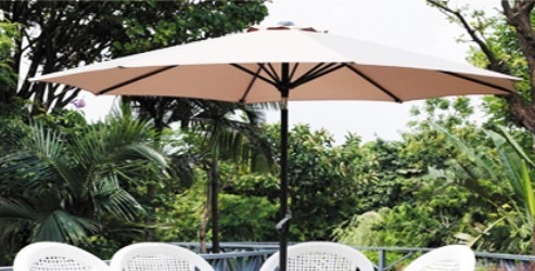 Payung outdoor tiang tengah